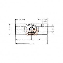 EDS30040100; KRAMP; Joint de cardan précis; pièce detachée