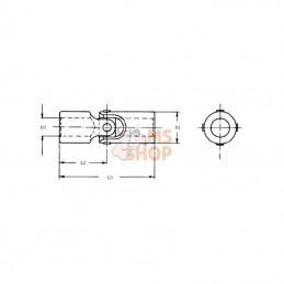 EDS50032100; KRAMP; Joint de cardan; pièce detachée