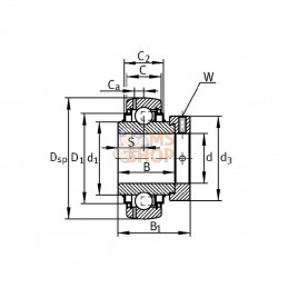 NWB01561; KRAMP; Roulement; pièce detachée