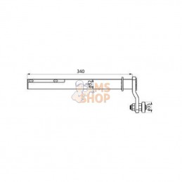 VF06563320KR; KRAMP; Axe de volant Deutz-Fahr; pièce detachée
