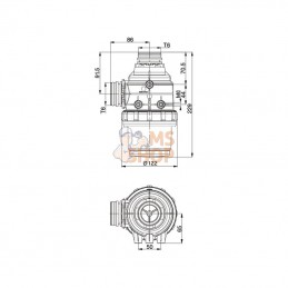 31420E3; ARAG; Filtre d'aspirat. 100-160l T6; pièce detachée