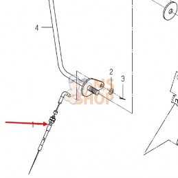 CABLE ACCELERATEUR | ISEKI