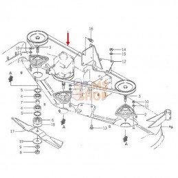 COURROIE DE LAMES SG13 -...