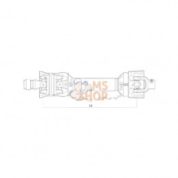 WWCVAB61210; WEASLER; Cardan grand angle AB6 1210; pièce detachée