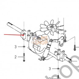 1782-201-200-40 BOITE HYDROSTATIQUE SXG15 - ISEKI