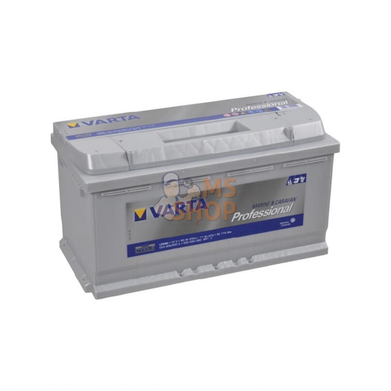 930090080B912; VARTA; Batterie de loisirs 12V 90/77,0Ah 800A VARTA; pièce detachée