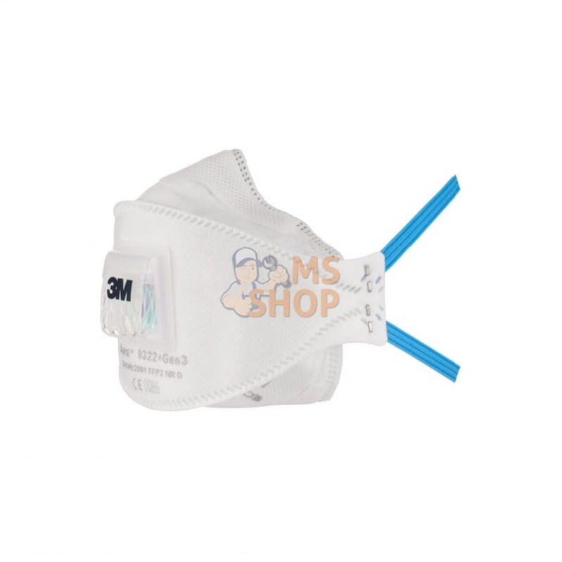 7100138120; 3M; Masque filtrant 9322+Gen3 Petit pack (5x); pièce detachée 7100138120; 3M; Masque filtrant 9322+Gen3 Petit pack (5x); pièce detachée