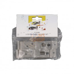 212088KR; KRAMP; Kit de support de plaque d’immatriculation en acier inoxydable; pièce detachée
