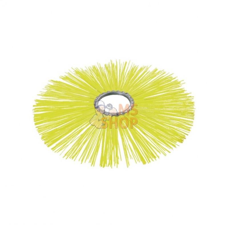 BR5505P; KRAMP; Brosse rotative 550/127 poly jaune; pièce detachée BR5505P; KRAMP; Brosse rotative 550/127 poly jaune; pièce detachée