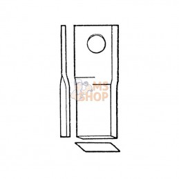 T683RKR; KRAMP; Couteau D. p/Mörtl; pièce detachée