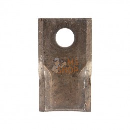 001394000KR; KRAMP; Jeu de 25 couteaux de faucheuse 95 x 55 x 4mm alésage Ø 19mm Kramp; pièce detachée
