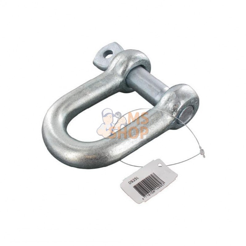 DS25L; KRAMP; Manille en D 1"; pièce detachée DS25L; KRAMP; Manille en D 1"; pièce detachée