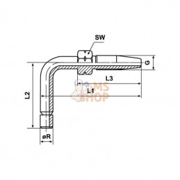 CLRS0490SK; KRAMP; Raccord à sertir a. rain.cann.; pièce detachée
