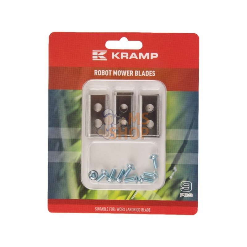 FGP470004; KRAMP; Lame de robot pour Worx 9pcs; pièce detachée