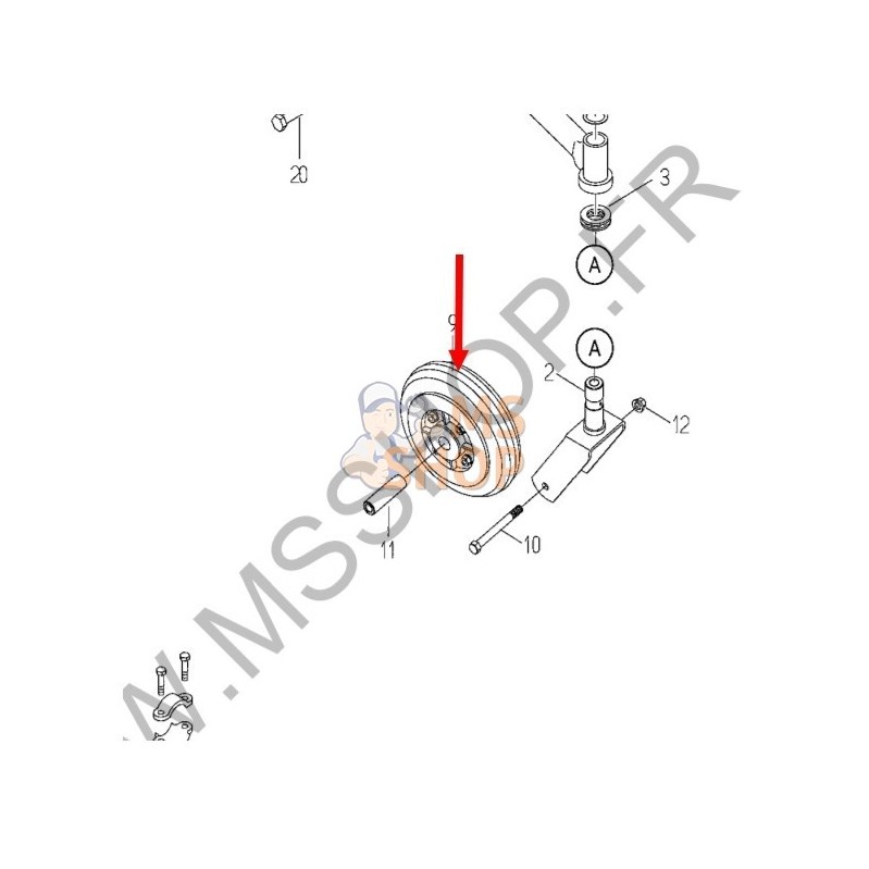 roue orec 80-1614-727-00