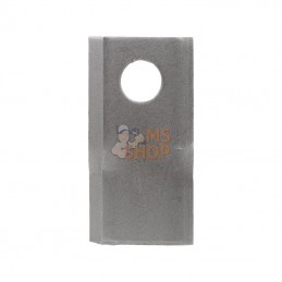 001466912KR; KRAMP; Jeu de 25 couteaux de faucheuse droite 96 x 48 x 4mm alésage Ø 19mm Kramp; pièce detachée