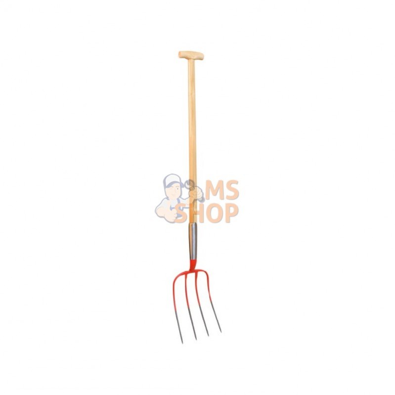 2076KR; KRAMP; Fourche fumier 4 ds+man. 100cm; pièce detachée 2076KR; KRAMP; Fourche fumier 4 ds+man. 100cm; pièce detachée