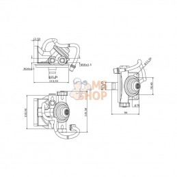0004771302KR; KRAMP; Pompe à carburant Volvo avec chauffage; pièce detachée