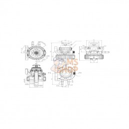1296259KR; KRAMP; Pompe à carburant Caterpillar; pièce detachée
