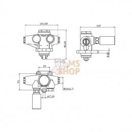 RE10258KR; KRAMP; Pompe d'alimentation en carburant; pièce detachée