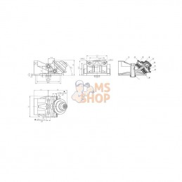 FI522PHM14; KRAMP; Boîtier de filtre; pièce detachée