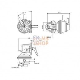 RE38009KR; KRAMP; Pompe d'alimentation JD; pièce detachée