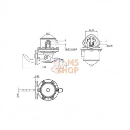 2641371KR; KRAMP; Pompe d'alimentation; pièce detachée