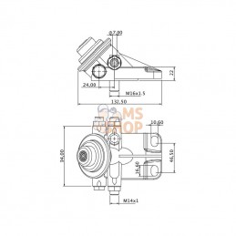 81866602KR; KRAMP; Pompe d'alimentation en carburant; pièce detachée