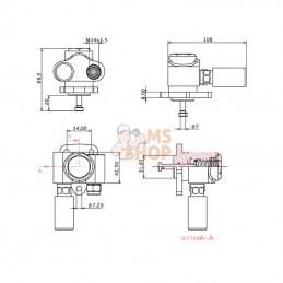 V836439059KR; KRAMP; Pompe alimentation carburant; pièce detachée