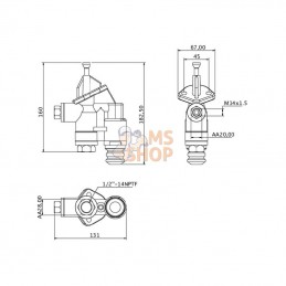 J936316KR; KRAMP; Pompe d'alimentation CI; pièce detachée