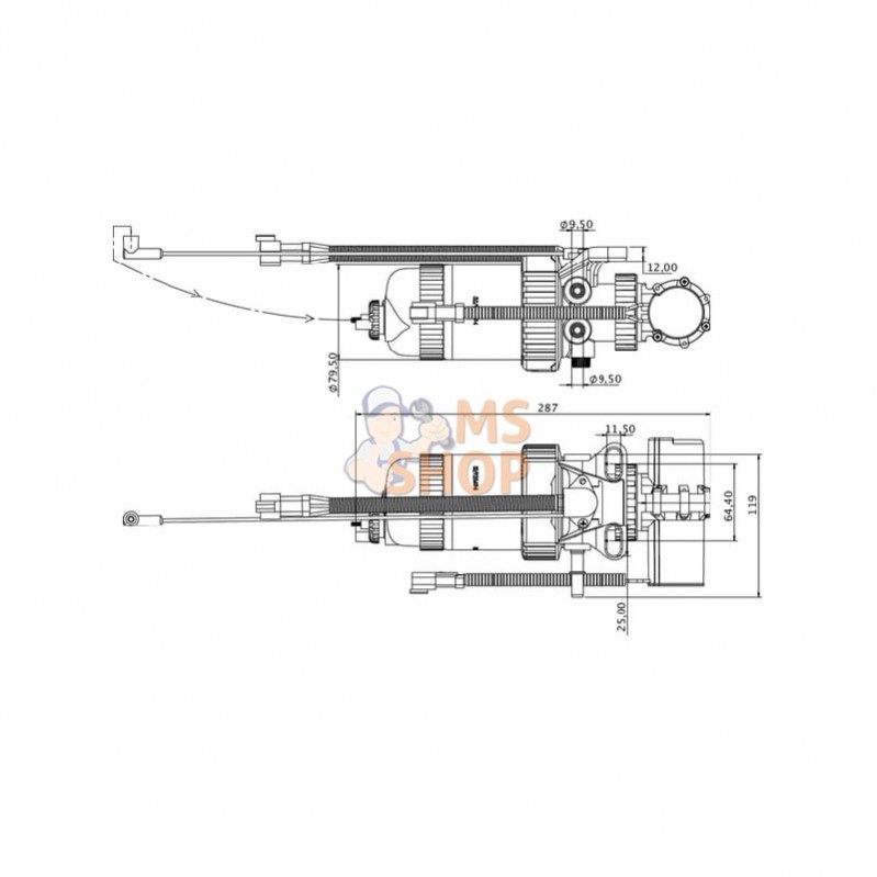 32925949KR; KRAMP; Ensemble pompe aspirante pour filtre à carburant; pièce detachée