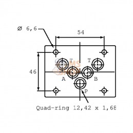 KREV905C6T0; KRAMP; Valve NG10 C6/T0; pièce detachée