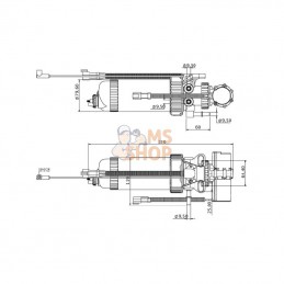 333E9834KR; KRAMP; Ensemble pompe aspirante pour filtre à carburant; pièce detachée