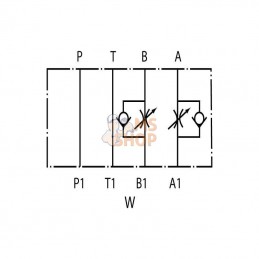KRMTI03W; KRAMP; Clapet antiretour étrangl. NG6; pièce detachée