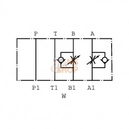 KRMTI03W; KRAMP; Clapet antiretour étrangl. NG6; pièce detachée