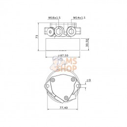04503574KR; KRAMP; Pompe d'alimentation; pièce detachée