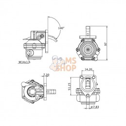 VD04231021KR; KRAMP; Pompe alimentation carburant; pièce detachée