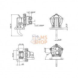 4223393M91KR; KRAMP; Pompe d'alimentation; pièce detachée