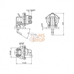 81718195KR; KRAMP; Pompe d'alimentation NH; pièce detachée