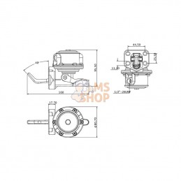 4222449M91KR; KRAMP; Pompe d'alimentation; pièce detachée