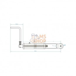 700021KR; KRAMP; Frein à vis avec rouleau; pièce detachée