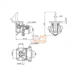 2641A056KR; KRAMP; Pompe d'alimentation Perkins; pièce detachée