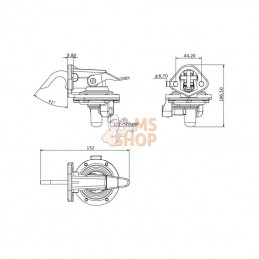 4222103M91KR; KRAMP; Pompe d'alimentation; pièce detachée