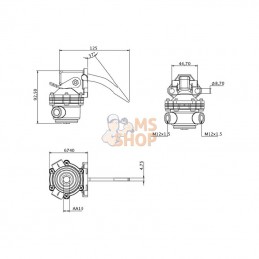 4757884KR; KRAMP; Pompe d'alimentation NH; pièce detachée