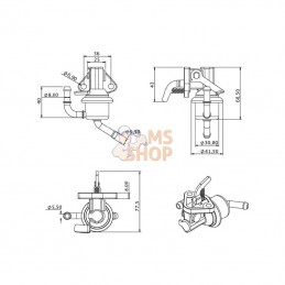 1628552032KR; KRAMP; Pompe d'alimentation; pièce detachée