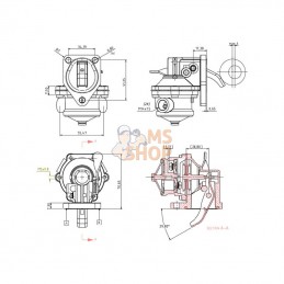 4157603KR; KRAMP; Pompe d'alimentation; pièce detachée