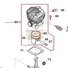 CYLINDRE PISTON COMPLET...