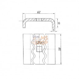 0006631570N; KRAMP; Capuchon d'accélérateur; pièce detachée