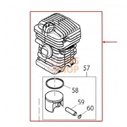 CYLINDRE PISTON ST | MAKITA
