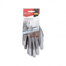 KG0100209P012; KRAMP; Gants Kramp 1.001 gris 9/L 12 paires; pièce detachée